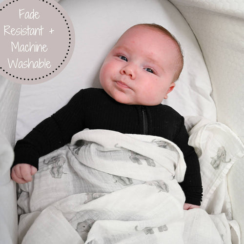 Elephant Swaddle Blanket