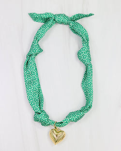 Emma Scarf Charm Necklace
