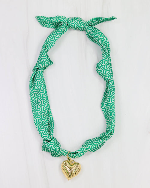 Emma Scarf Charm Necklace