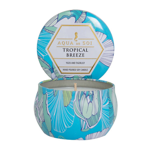Tropical Breeze 4oz Aqua De SOi Candle Tin