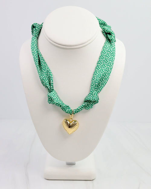 Emma Scarf Charm Necklace