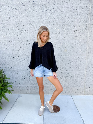 The Harper Split-Neck Sweater