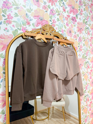 The Lila Mock Neck Set