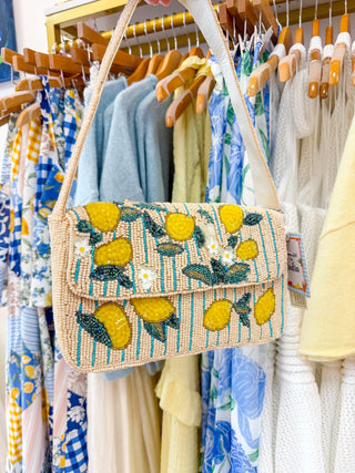 Coastal Beaded Shoulder Bag