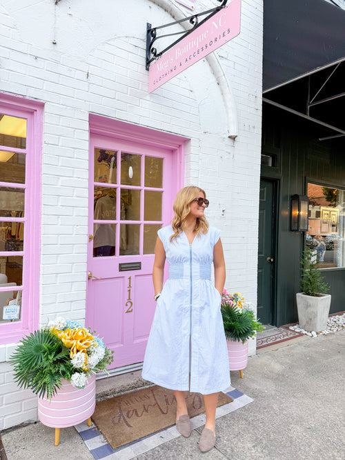 Cassie Midi Pocket Dress