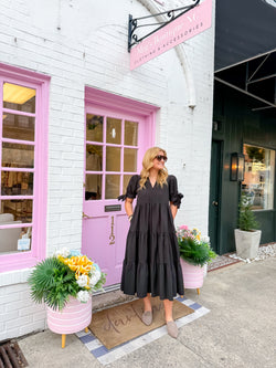 Macy Pocket Midi Dress