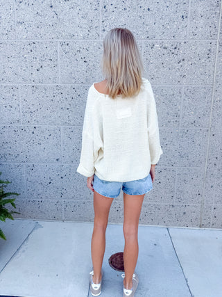 The Harper Split-Neck Sweater
