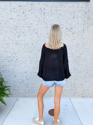 The Harper Split-Neck Sweater