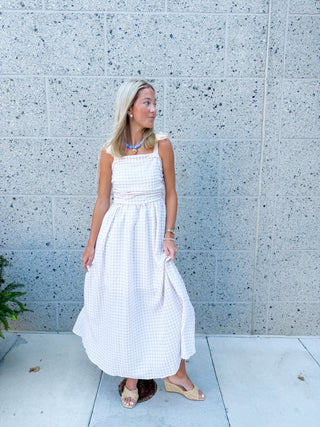 Ana Maxi Dress in Cream