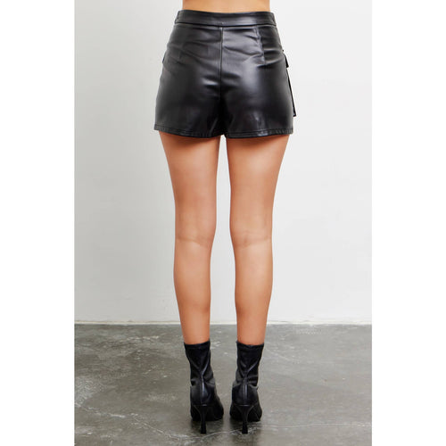 Lena Leather Skort