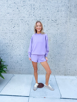 The Lila Mock Neck Set