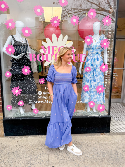 Indigo Maxi Pocket Dress