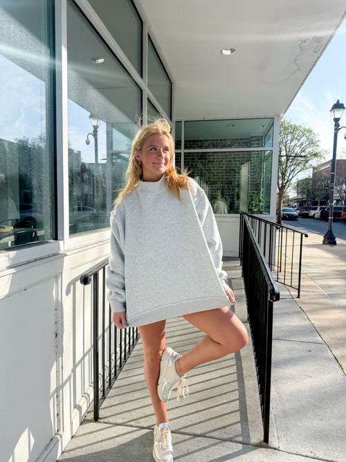 Solid Spring Mockneck