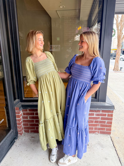 Indigo Maxi Pocket Dress