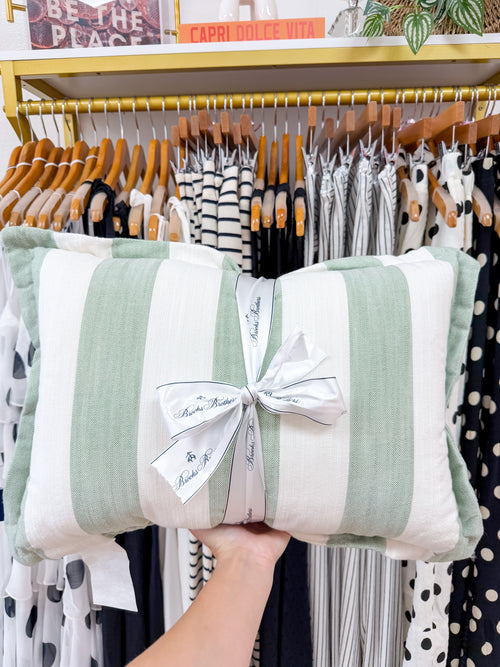 Coastal Striped Pillow