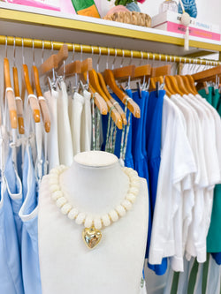 Caroline Necklace in Cream