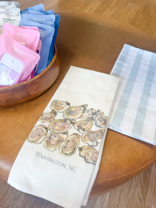 Oysters Dish Towell - Washington NC