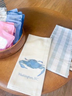 Blue Crab Dish Towel - Washington NC