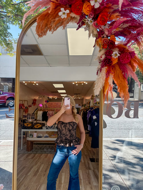 Skyla Lace Tube Top