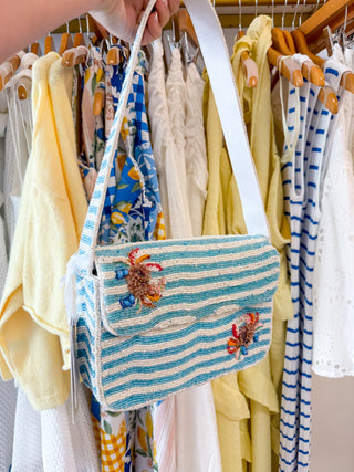 Coastal Beaded Shoulder Bag