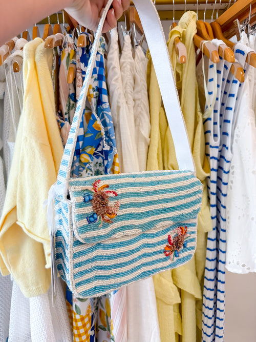 Coastal Beaded Shoulder Bag