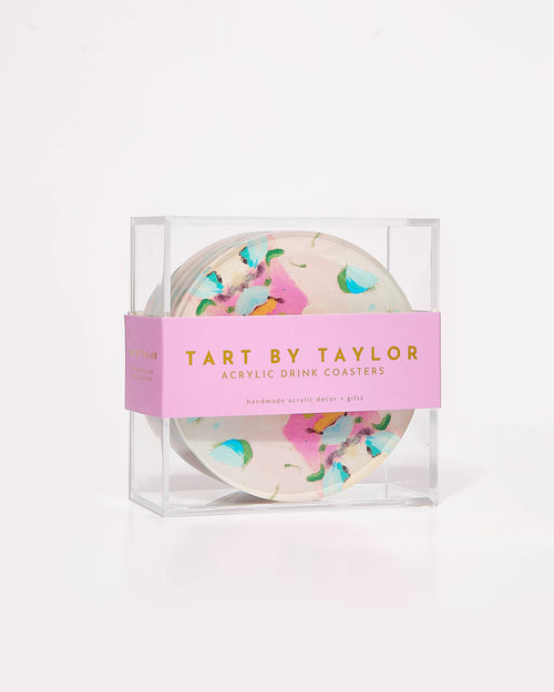 Monets Garden Pink Coaster | Laura Park Designs