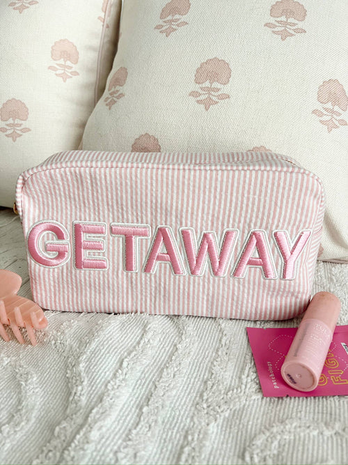 Getaway Large - Pink Stripe