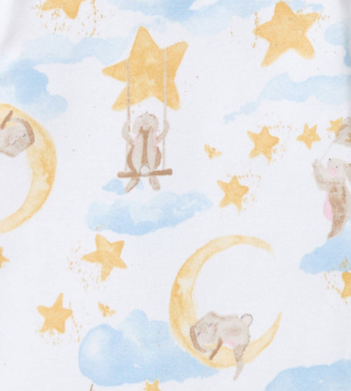 Blue Stardust Bunnies Sleep & Play