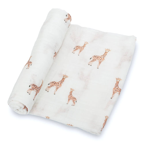 Giraffe Swaddle Blanket