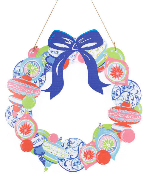 Whimsical Wonders Wreath Door Hanger   Multi   19x19.75