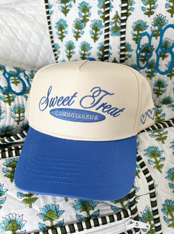 Sweet Treat Connoisseur - Periwinkle Vintage Trucker Hat