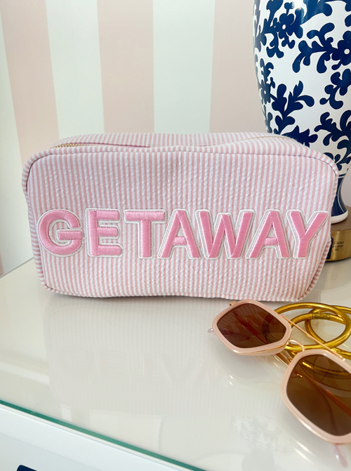 Getaway Large - Pink Stripe