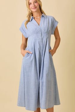 Sarah Midi Shirt Dress