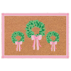 Door Mat Rosy Wreaths