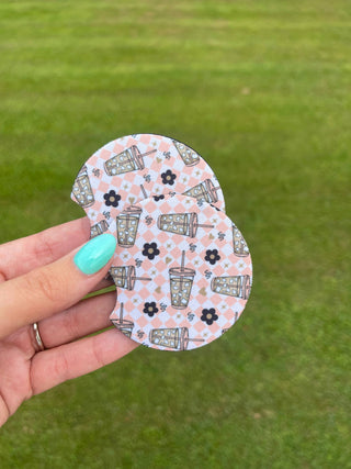 Iced Coffee Car Coaster