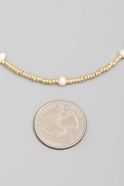 Beaded Pearl Necklace