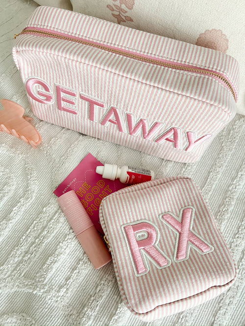 Getaway Large - Pink Stripe