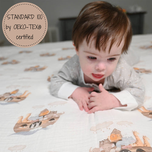 Noah's Ark Swaddle Blanket