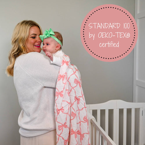 Bows Swaddle Blanket
