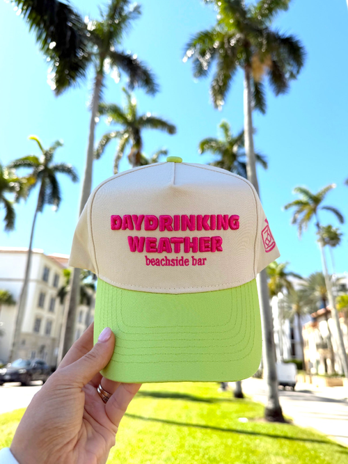 Day Drinking Weather Trucker Hat