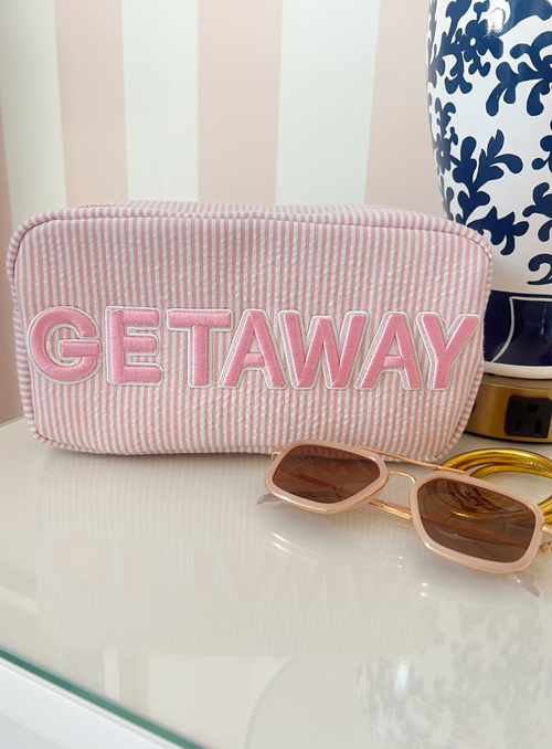 Getaway Large - Pink Stripe