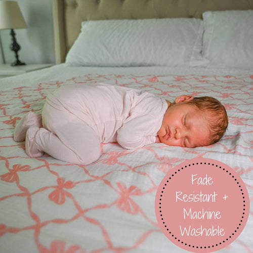 Bows Swaddle Blanket