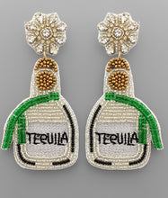 Load image into Gallery viewer, White &amp; Rose Tequila Earrings
